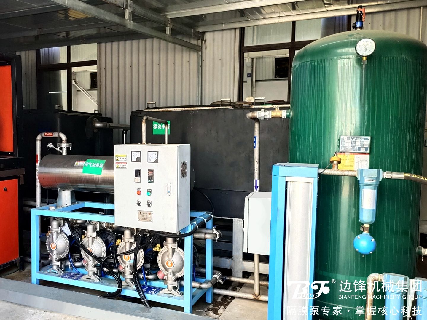 邊鋒大流量隔膜泵高壓輸送方案，為工業(yè)設(shè)備清洗排憂解難